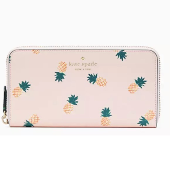 Kate Spade Marlee Pineapple Shoulder Tote Bag Purse & Matching Wallet Set NWT - Picture 6 of 6